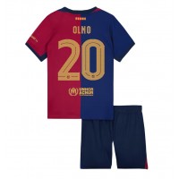 Barcelona Dani Olmo #20 Koti Peliasu Lasten 2024-25 Lyhythihainen (+ Lyhyet housut)